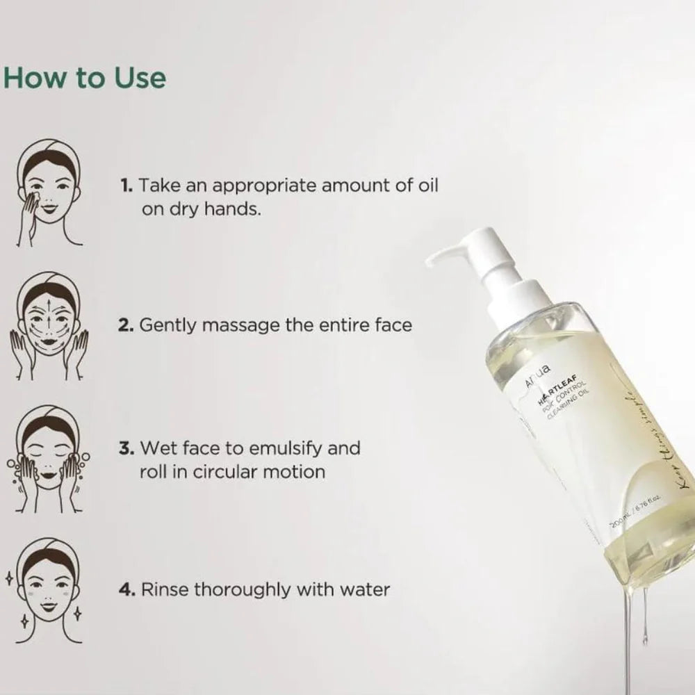Anua Heartleaf Pore Control Cleansing oil