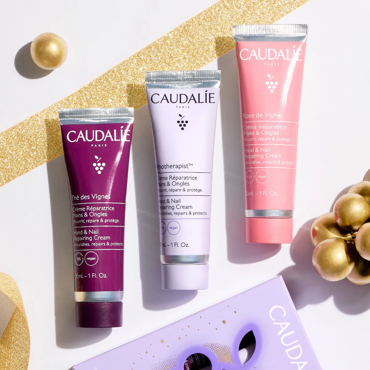 Caudalie Hydrating & Nourishing Hand Cream Trio