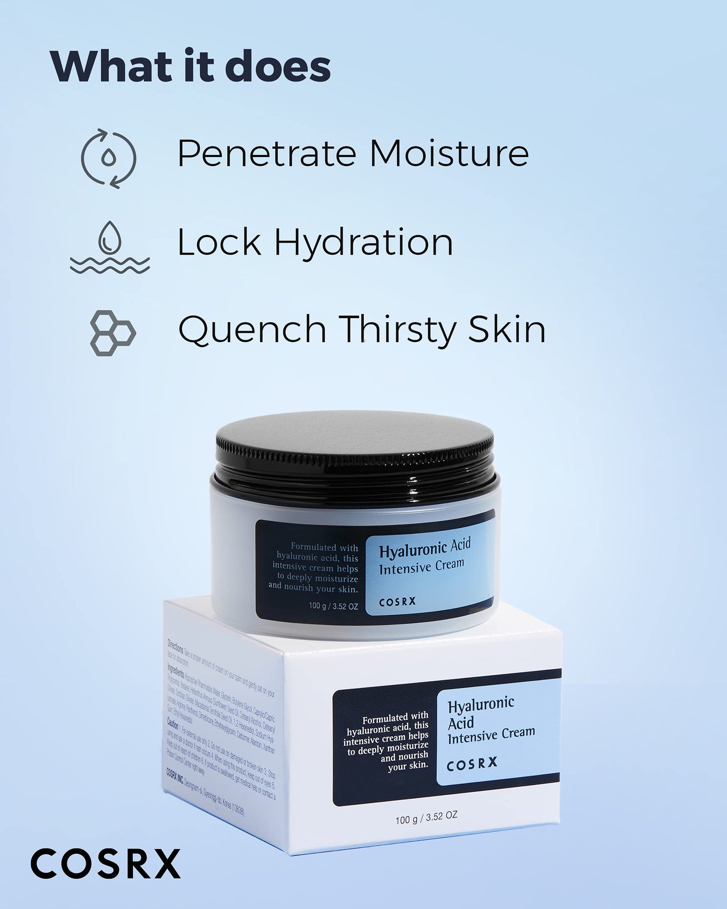 Cosrx Hyaluronic Acid Moisturizing intensive cream