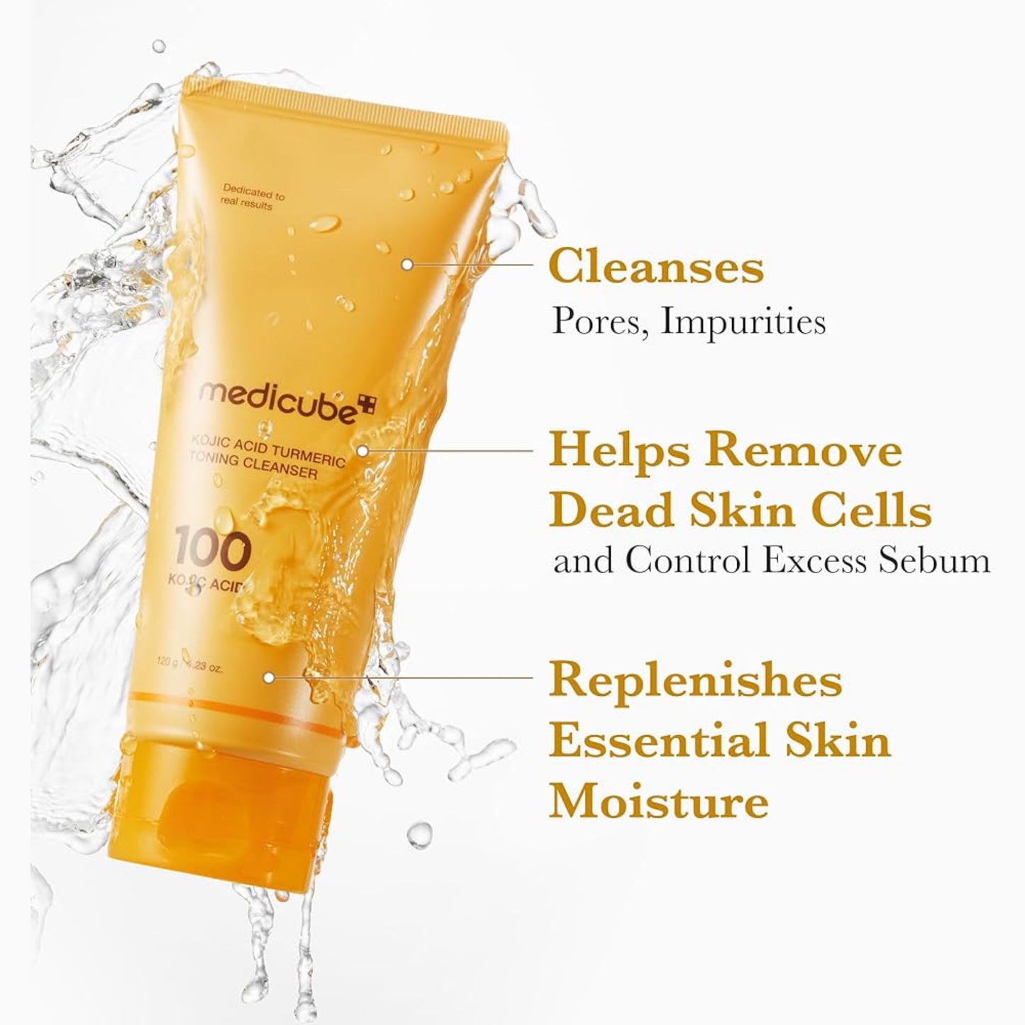 Medicube Kojic Acid Tumeric Toning cleanser
