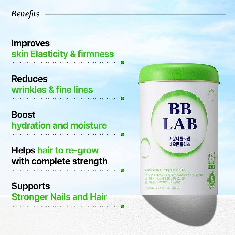 BB LAB Low Molecular Collagen Powder Biotin Plus - Halal