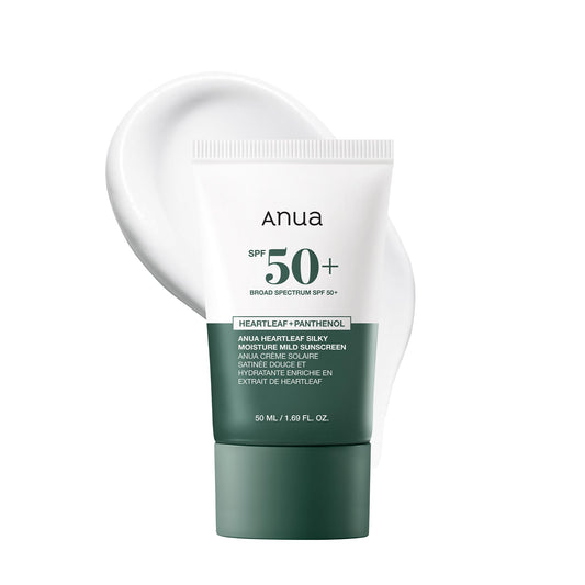 Anua Heartleaf Silky Moisture Mild Sunscreen SPF 50+