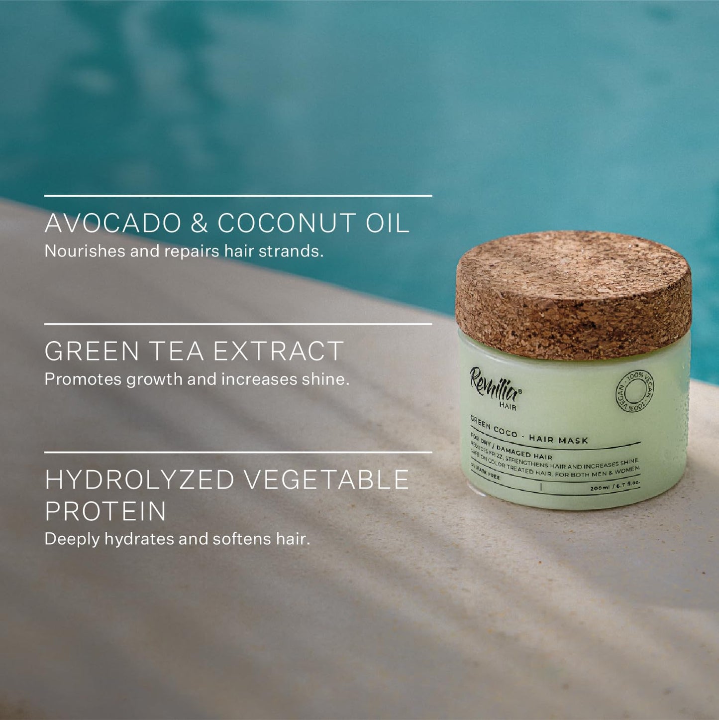 Remilia Green Coco Hair Mask