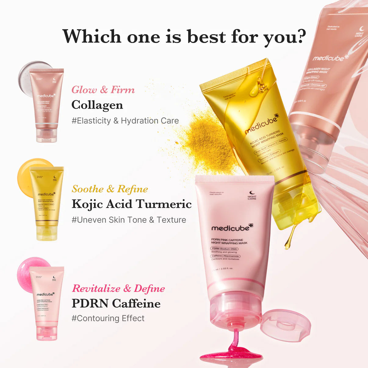 Medicube Kojic Acid Turmeric Night Wrapping Mask