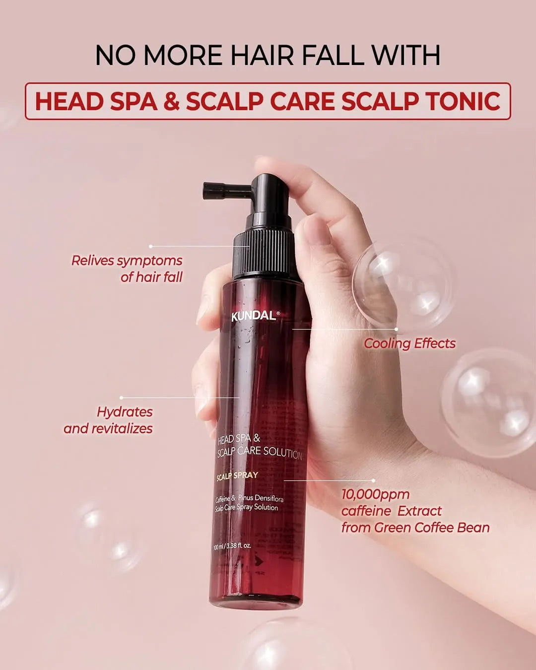 Kundal Caffeine Hair Loss Scalp Tonic