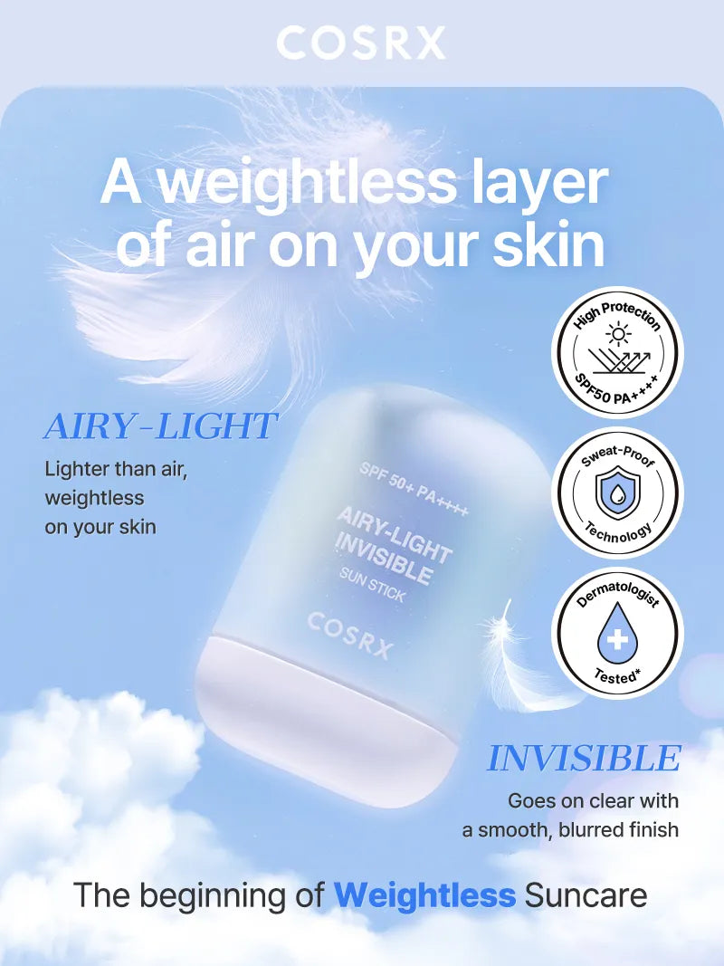 Cosrx Airy Light Invisible Sun Stick