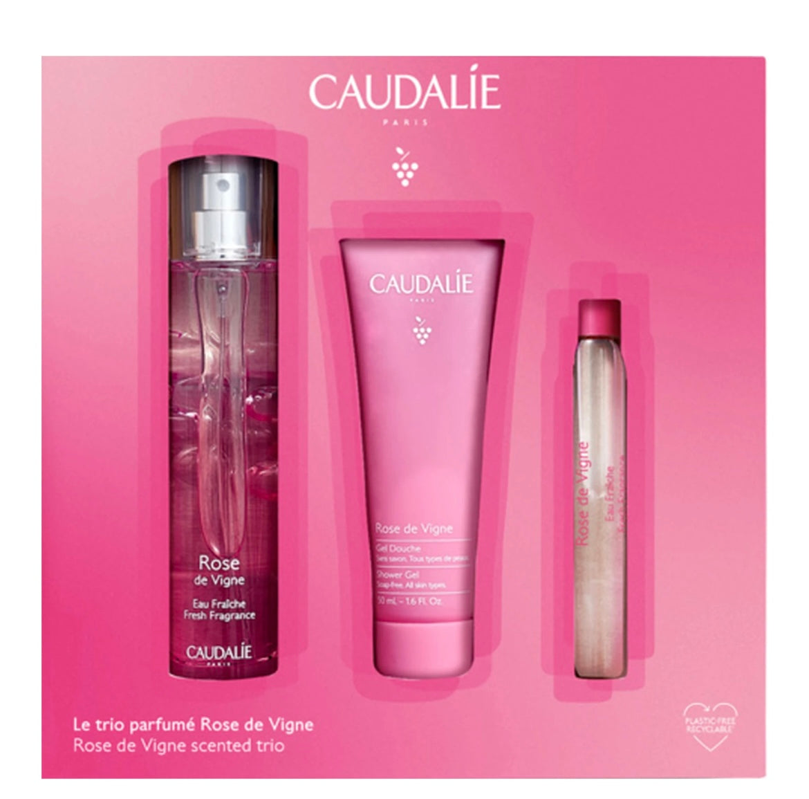 Caudalie Rose de Vigne Fresh Fragrance Gift Set
