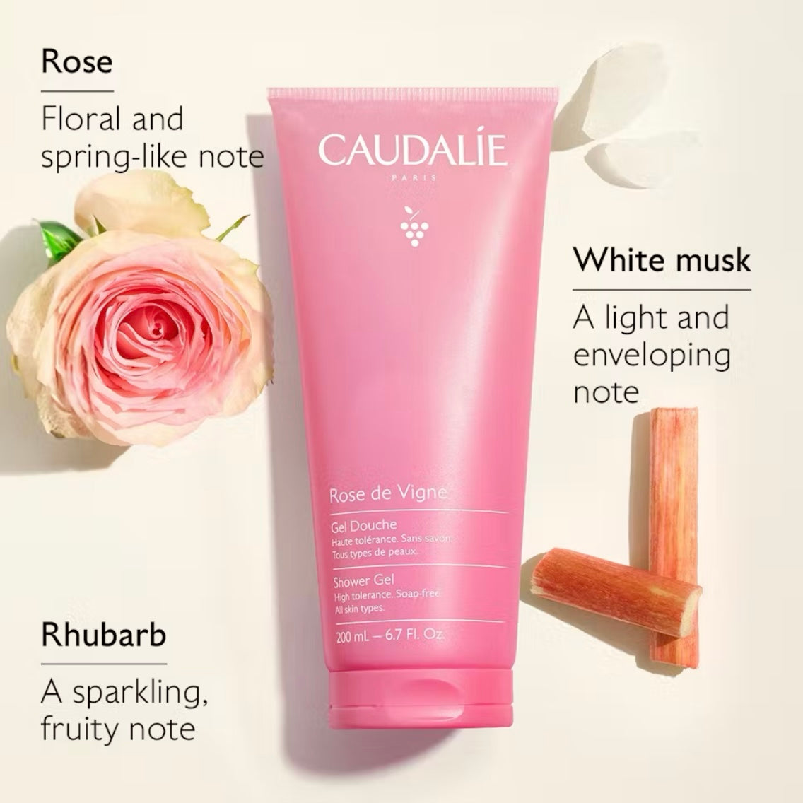 Caudalie Rose de Vigne Shower Gel