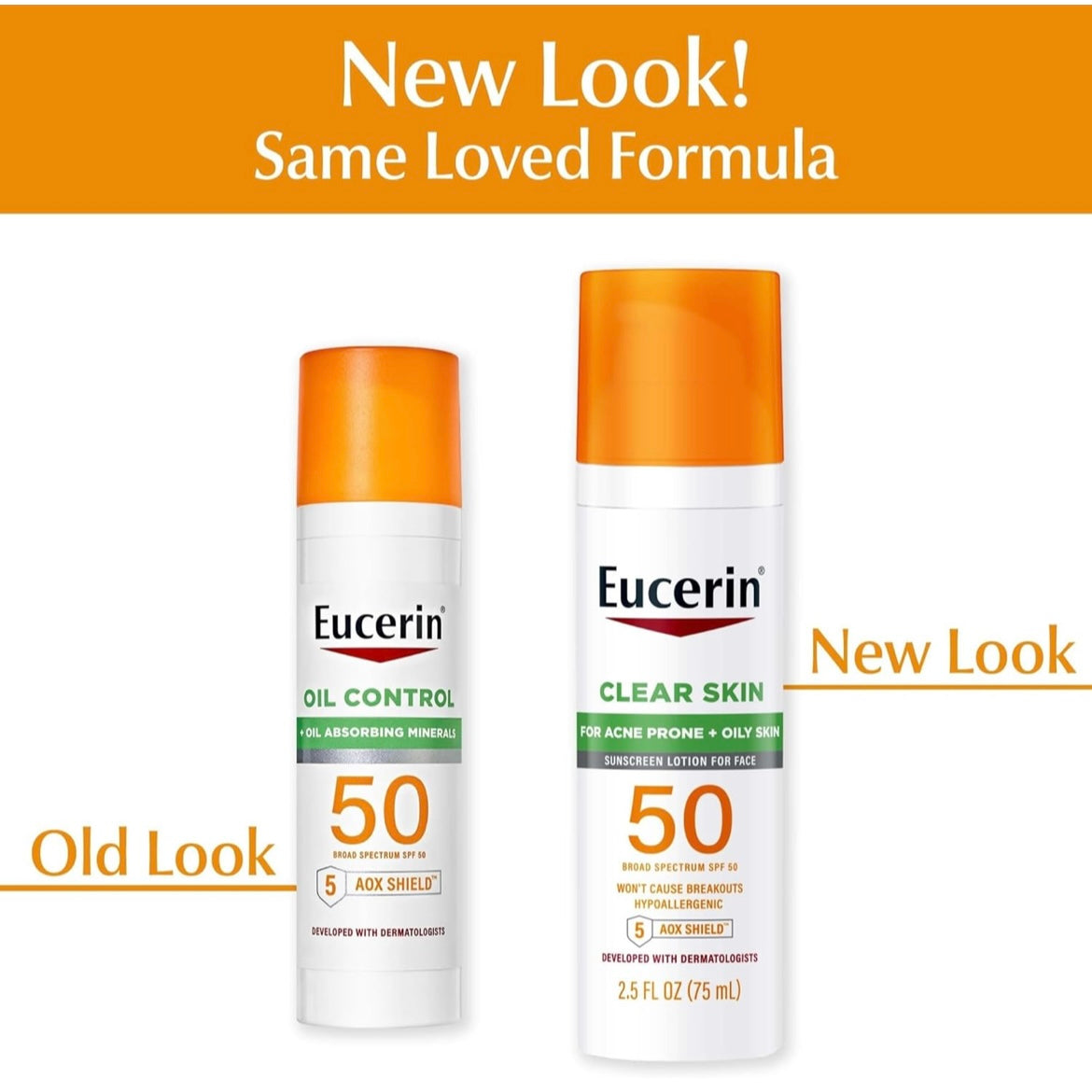 Eucerin Oil Control Clear Face Sunscreen Lotion SPF 50