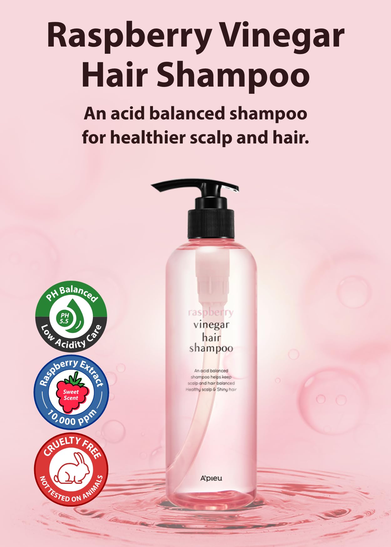 Raspberry Vinegar Hair Shampoo