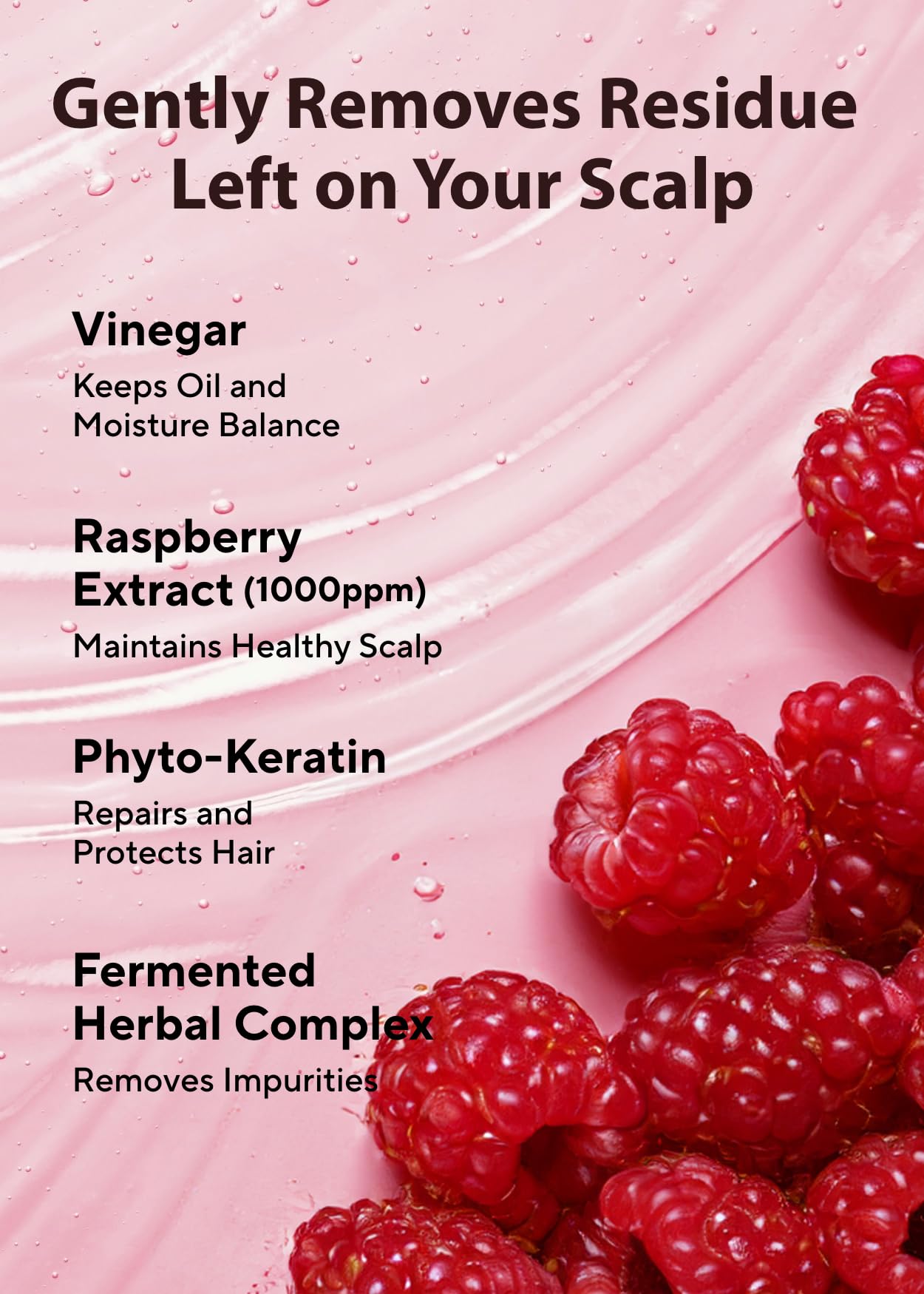 Raspberry Vinegar Hair Shampoo