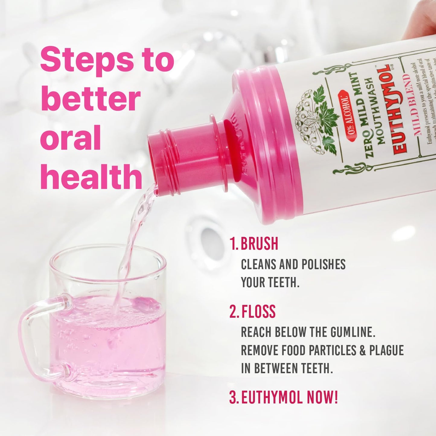 Euthymol Mouthwash Mild Mint
